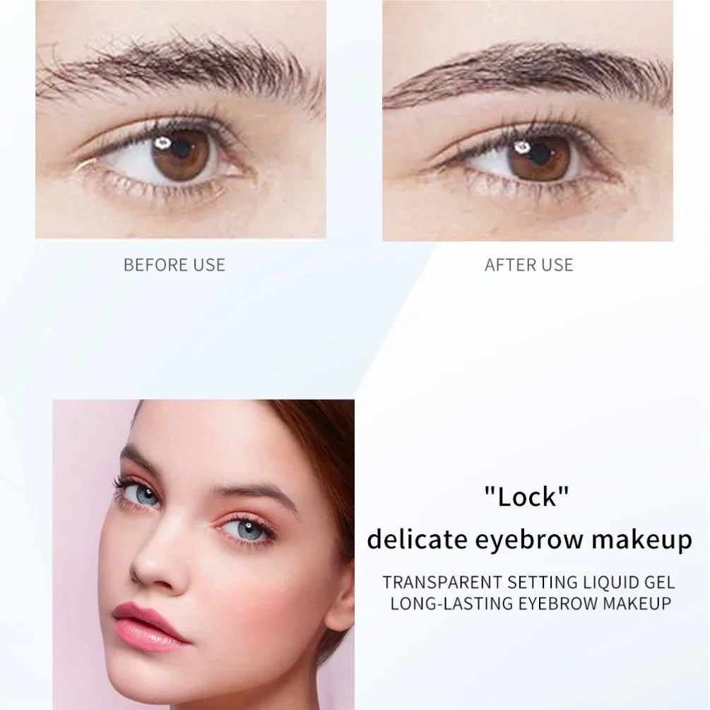 NICEFACE Waterproof Eyebrow Styling Gel – Clear Brow Wax Hold Eyebrow Styling Gel HIP