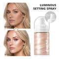 Luminous Setting Spray Dewy Plump Looking Skin Lasting Hydration Blends Seamlessly Natural Finish Daily Face Makeup Cosmetics HIP 1pc