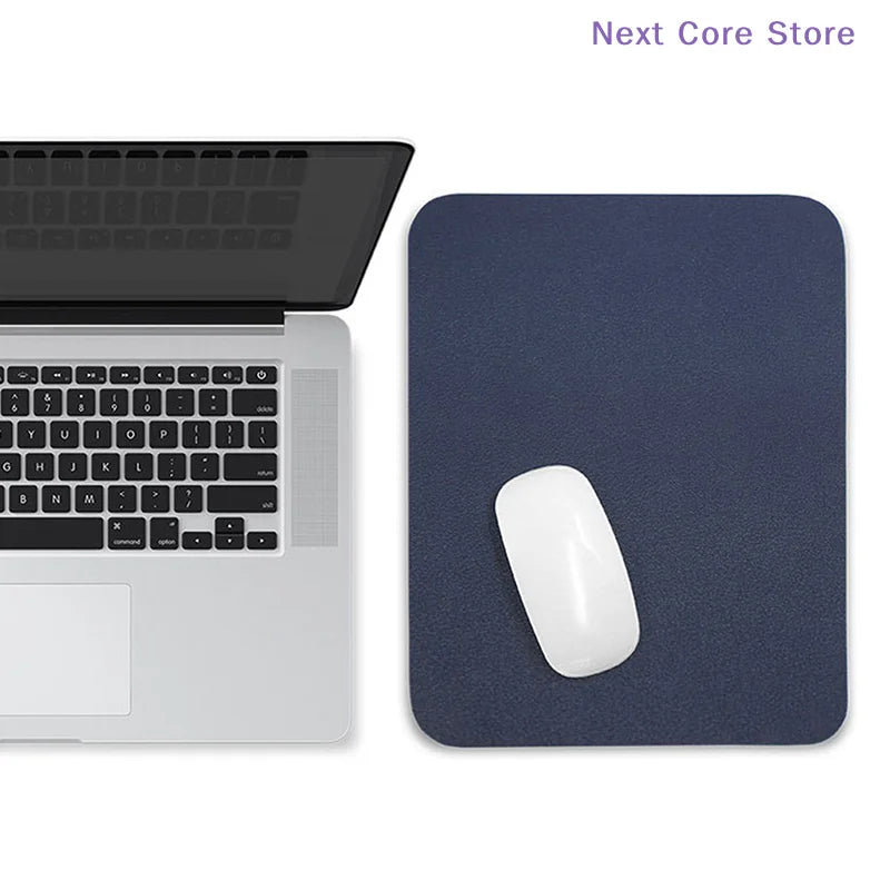 PU Leather Mouse Pad – Anti-Slip Waterproof Desk Mat 25×21cm Desk Mouse Pad HIP