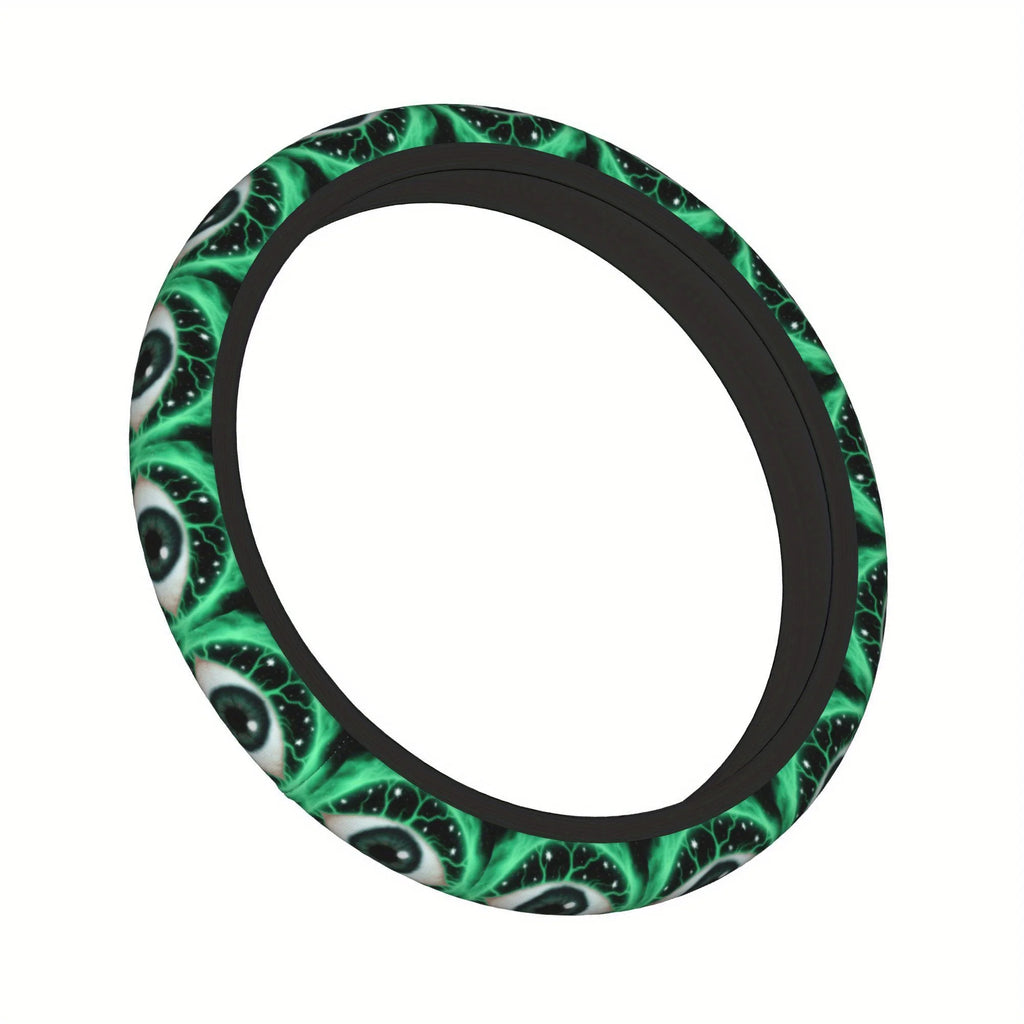 Cosmic Nebula Bling Fabric Steering Wheel Cover – Non-Slip Steering Wheel Cover HIP