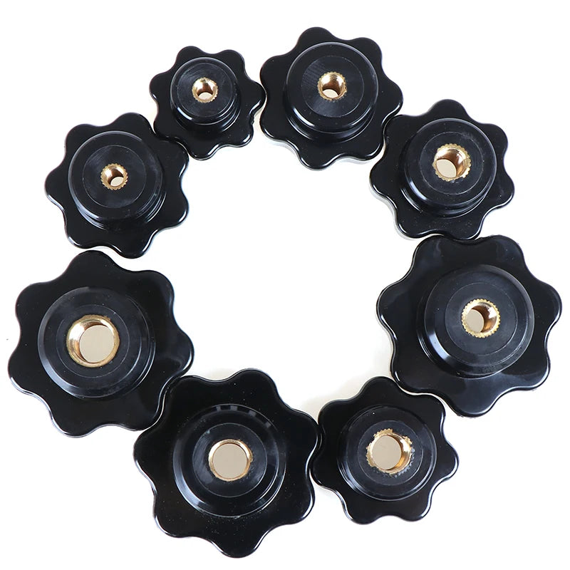 Star Knob Clamping Nut M5–M12 Female Thread Copper Core Clamping Knob Nut HIP