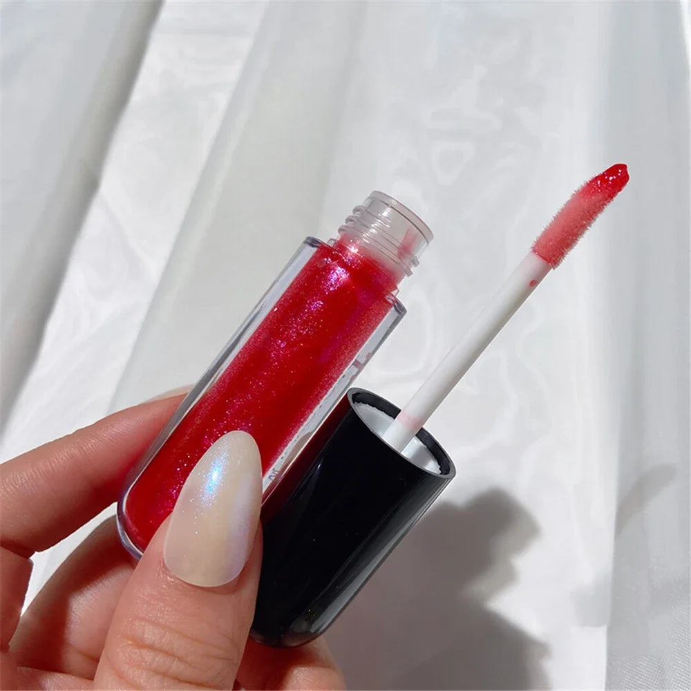 Shiny Liquid Lipstick Shimmer Moisturizer Lip Gloss Crystal Jelly Lip Gloss Lips Plumper Oil Long Lasting Makeup Lip Oil New HIP