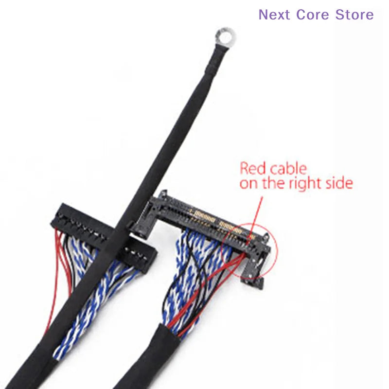 51-Pin LVDS Cable 2Ch 8-Bit Dual Channel LCD Panel Cable LVDS Display Cable HIP