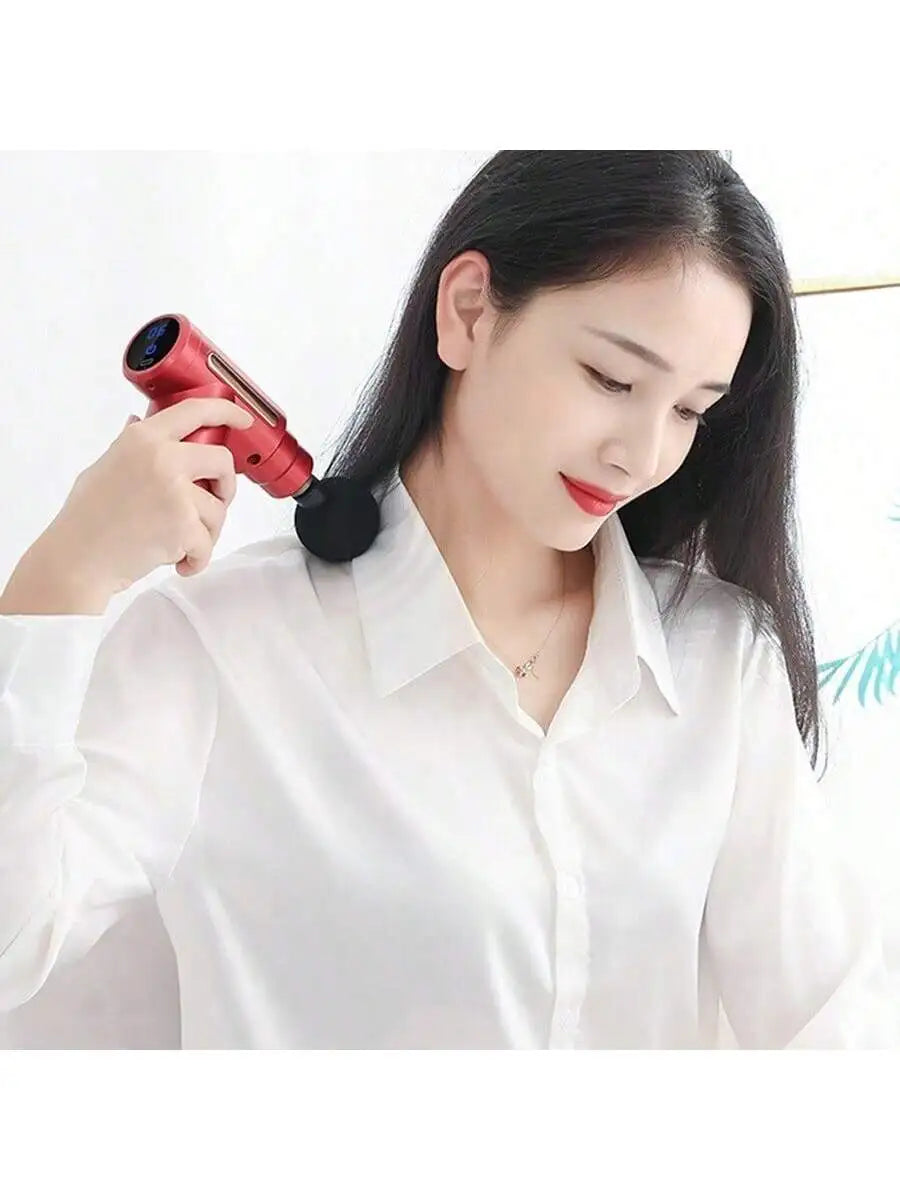 Portable Muscle Massage Gun – LED Touch Screen & Rechargeable Percussion Massage Gun HIP