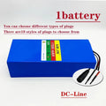 52V 17.5Ah 18650 Lithium Battery Pack 14S5P BMS | 1500W Lithium Battery Pack HIP China Mainland DC-Line