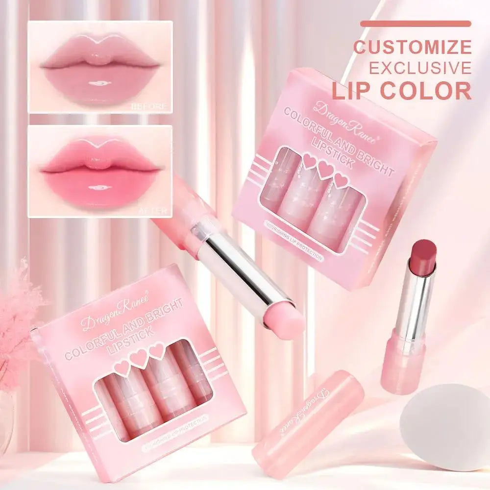 Dragon Ranee Tinted Jelly Lip Balm Set – Color-Changing & Plumping Tinted Jelly Lip Balm HIP