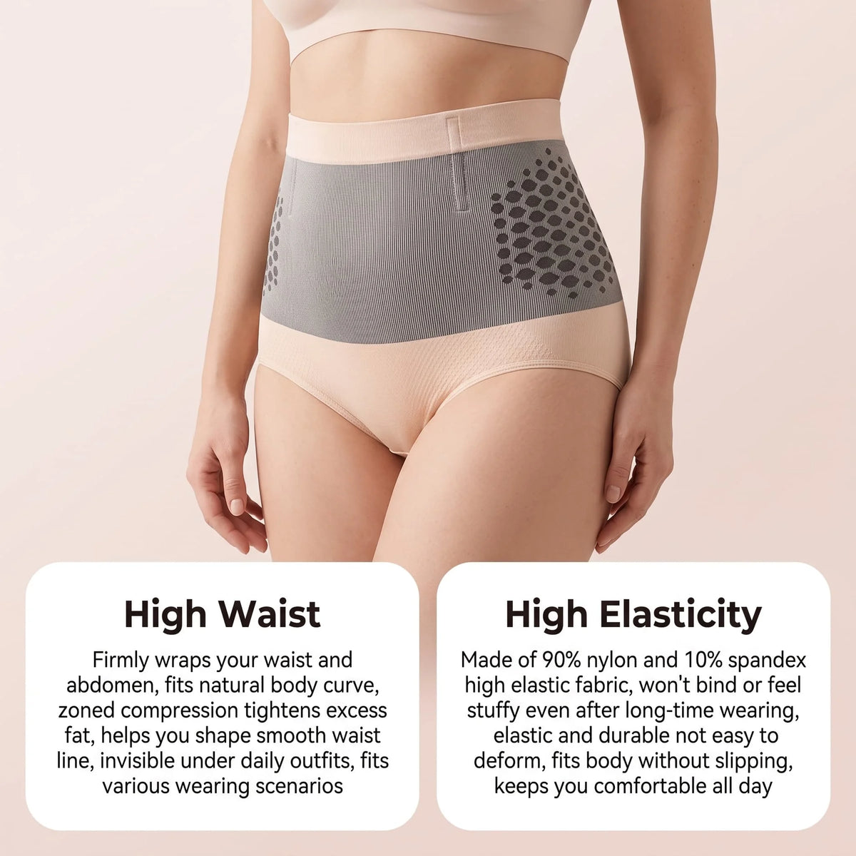 Zeriluna High Waist Tummy Control Shapewear Panties Shapewear Panties HIP