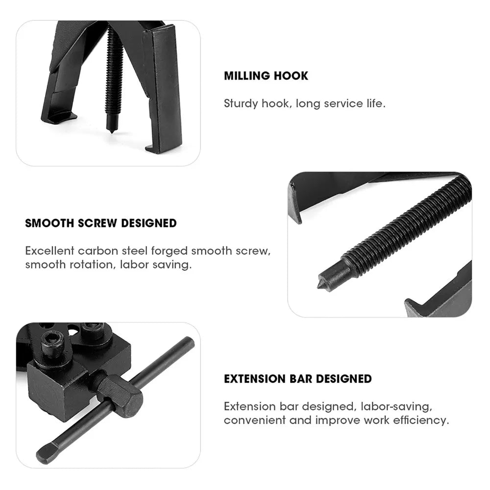 2-Claw Carbon Steel Bearing Puller – Universal Removal Tool Bearing Puller Tool HIP