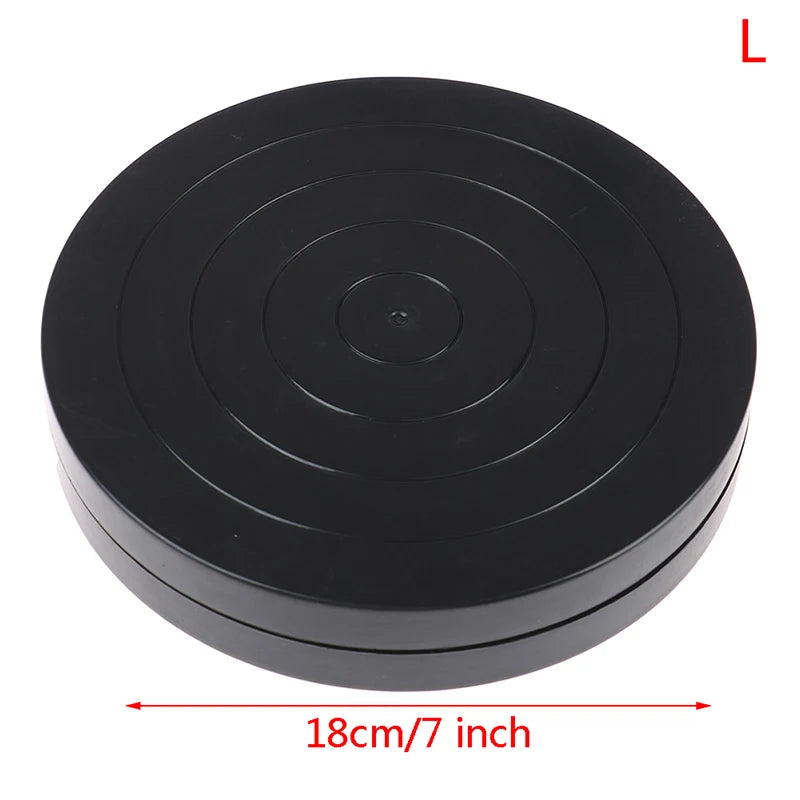 Black Pottery Wheel Turntable – Rotating Clay Sculpting Tool Pottery Turntable HIP Large