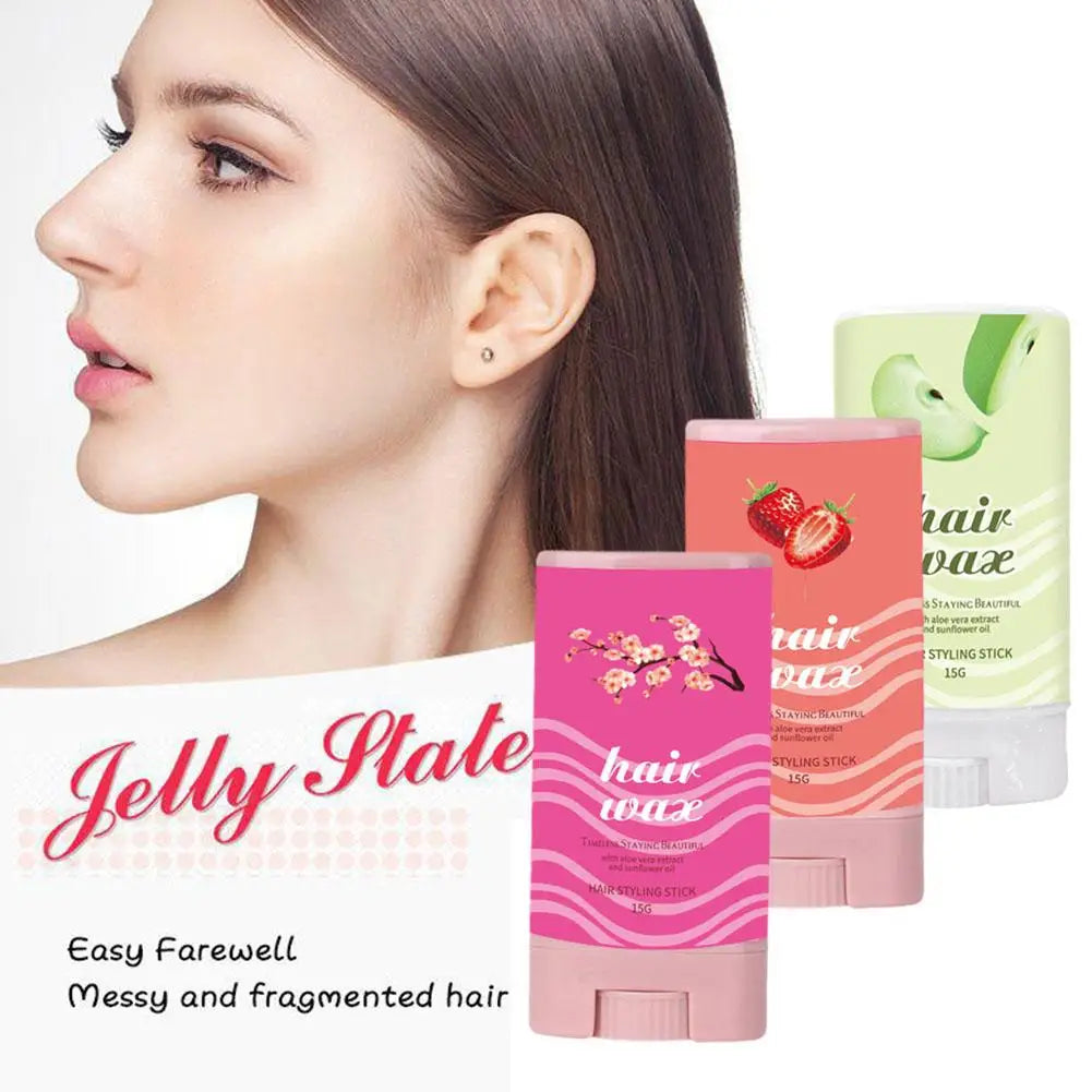 LUXURYTO Hair Wax Stick – Non-Greasy Flyaway Control Hair Wax Stick HIP