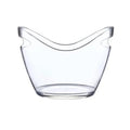 Large Capacity Ice Bucket Transparent Plastic Champagne Wine Bucket With Handle Portable Beer Ice Tub For KTV Bar Party Supply HIP A