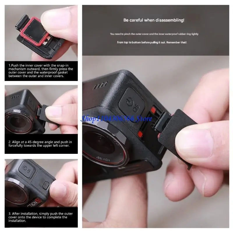 Waterproof Charging Port Cover for DJI Action 5 – Dustproof Camera Port Cover HIP