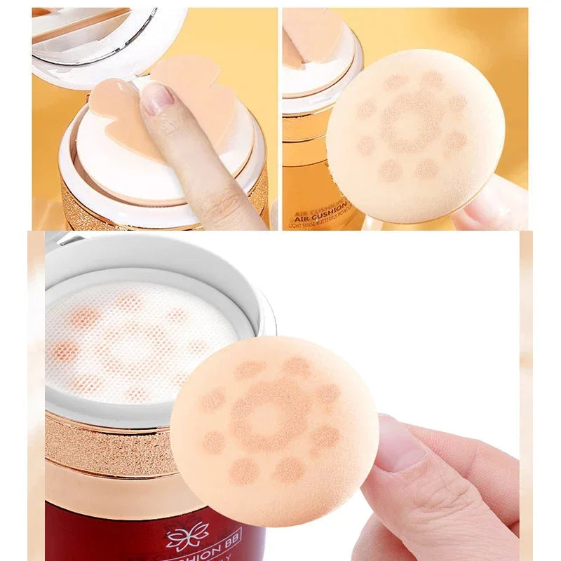 Air Cushion BB Cream Butterfly Puff – Foundation & Concealer Air Cushion Foundation HIP