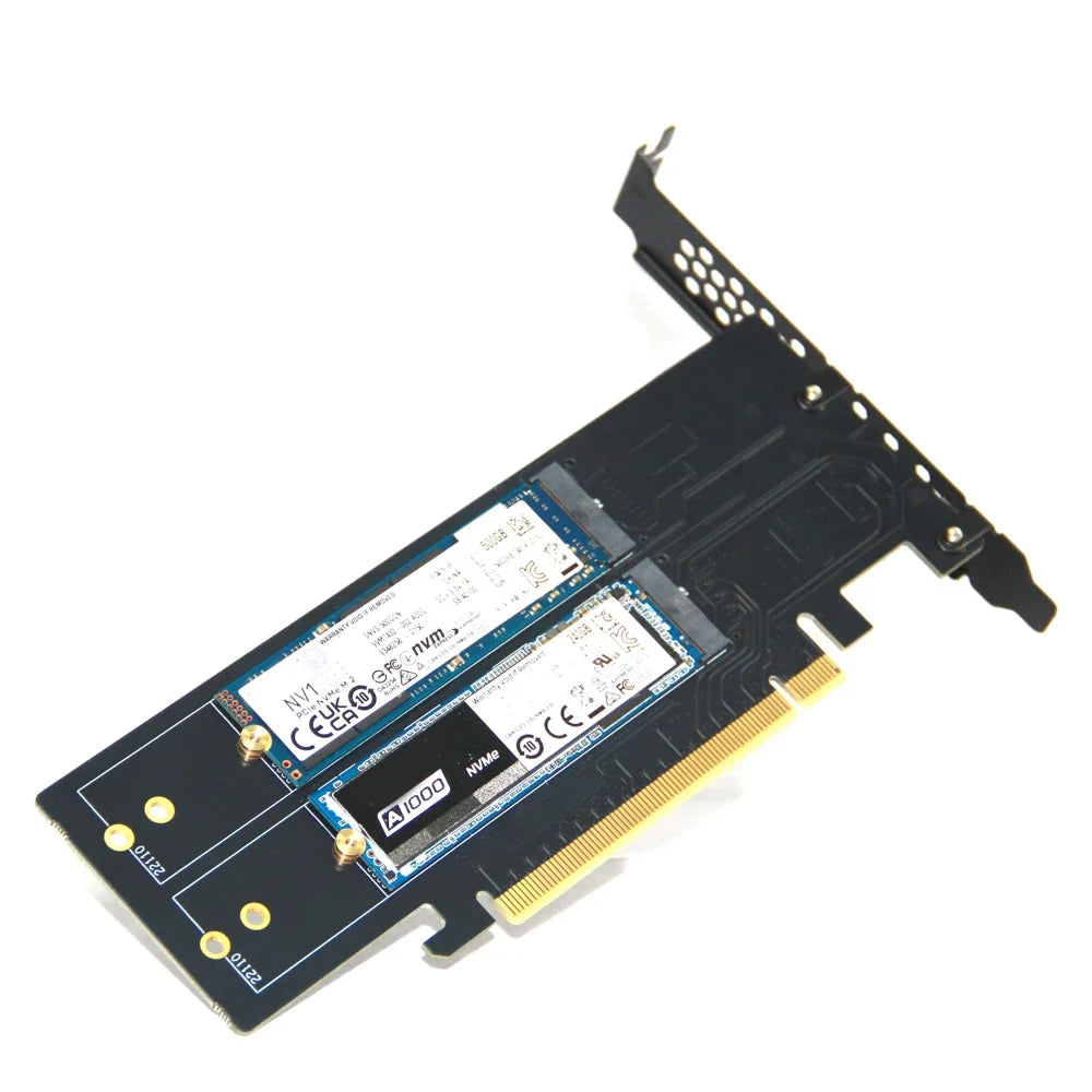 PCIe 4.0 X16 to 4x NVMe M.2 SSD Expansion Card – Gen4 NVMe Expansion Card HIP