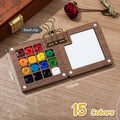 Mini Travel Watercolor Paint Palette Set – Pocket Artist Kit Watercolor Paint Palette HIP A4