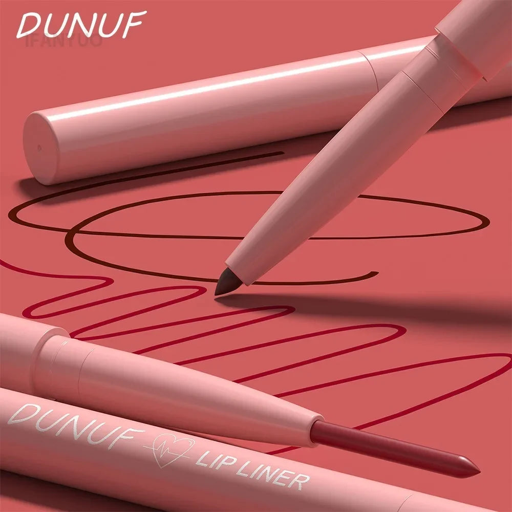 Tapered Nib Lip Liner Pencil Long-Lasting Matte Creamy Plumping Lip Stain Waterproof Natural Nude Brown Slim Lip Liner Makeup HIP