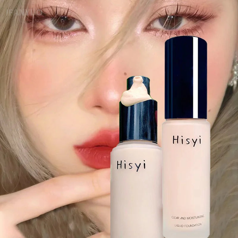 Full Coverage Foundation Liquid Makeup Face Foundation Natural Glow Lightweight Moisturizing Base Long Lasting Smooth Coverage HIP