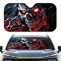 Gothic Skull Car Sunshade – Foldable, 4 Suction Cups | HIP Car Sunshade HIP S