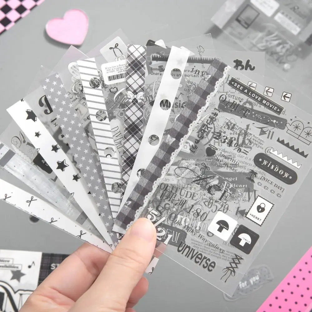 Y2K Sticker Book – 20 Pages Cute Cartoon Scrapbooking Stickers Decorative Sticker Book HIP