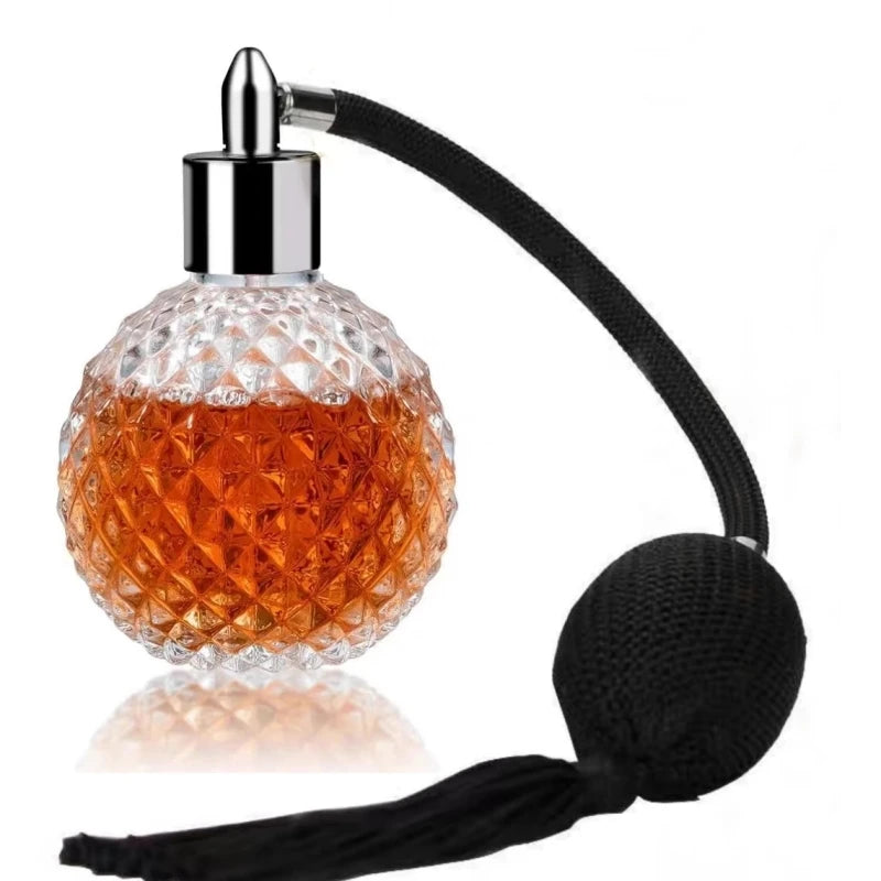 100ml Vintage Crystal Refillable Perfume Atomizer | Tassel Spray Perfume Atomizer HIP