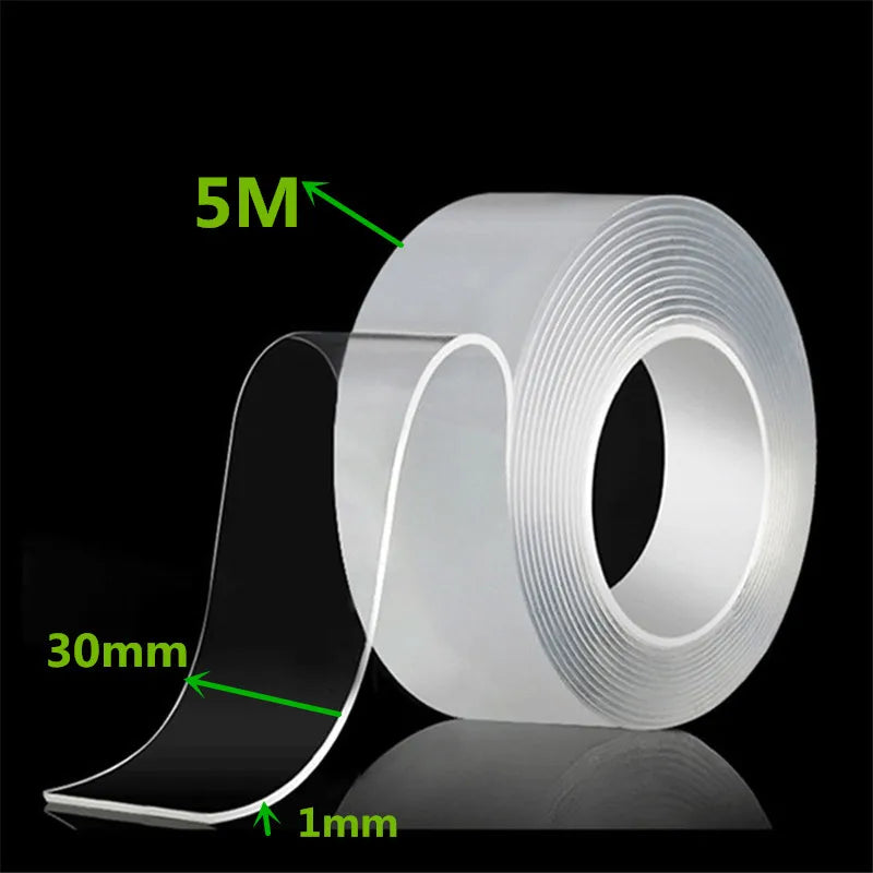 Nano Double-Sided Tape – Waterproof, Reusable, Traceless Double-Sided Tape HIP 30mmX5M