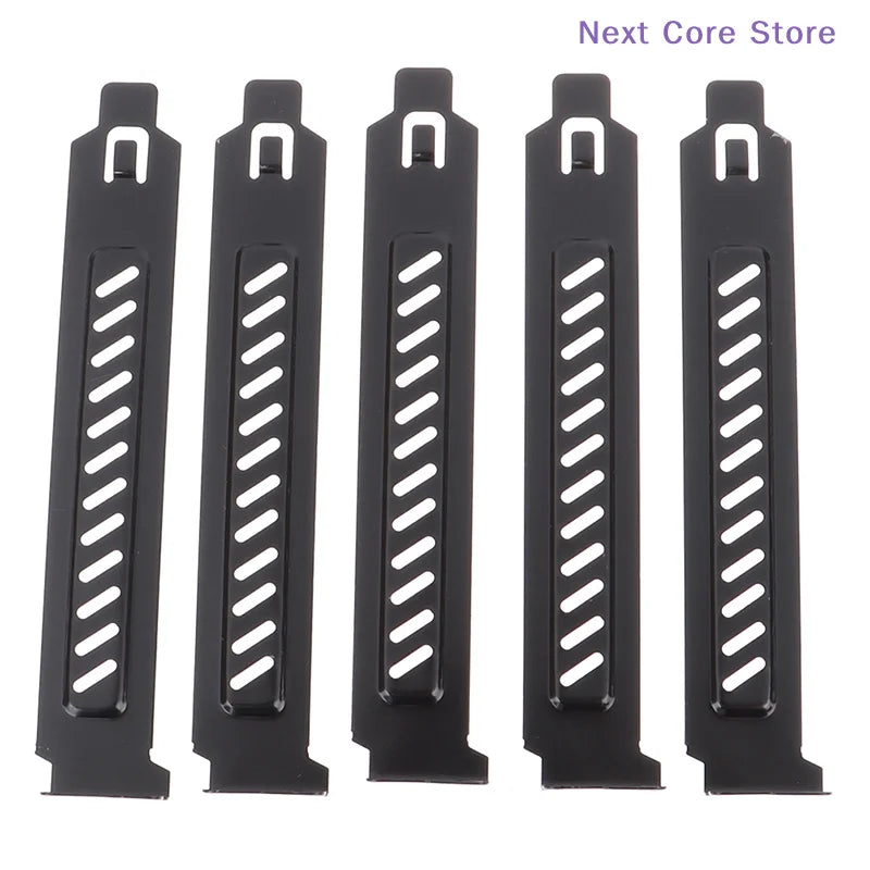 5-Pack Vented PCI Slot Covers – Stainless Steel Dust Filter PCI Slot Cover HIP