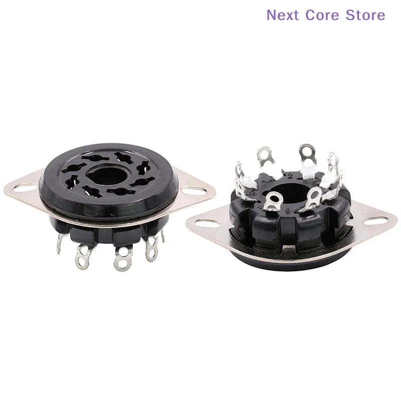 8-Pin Octal Bakelite Tube Socket S8WPF – KT88 EL34 6SN7 Vacuum Tube Socket HIP
