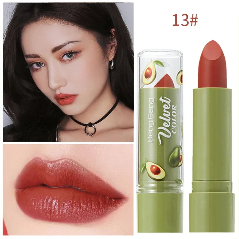 Five Pack Cigarette-shaped Lipstick Set Matte Velvet Lasting Creative Blue Pink Girl Cigarette Tube Lip Glaze Set Lip Makeup HIP 13-1Pcs