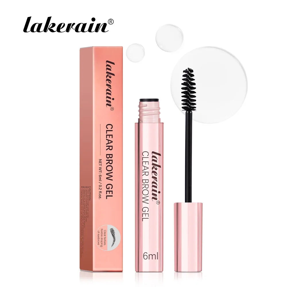 Clear Transparent Waterproof 3D Eyebrow Styling Gel Quick-drying Eyebrow Sculpt Soap Lasting Natural Wild Brow Setting Wax Cream HIP 6ml Colorless