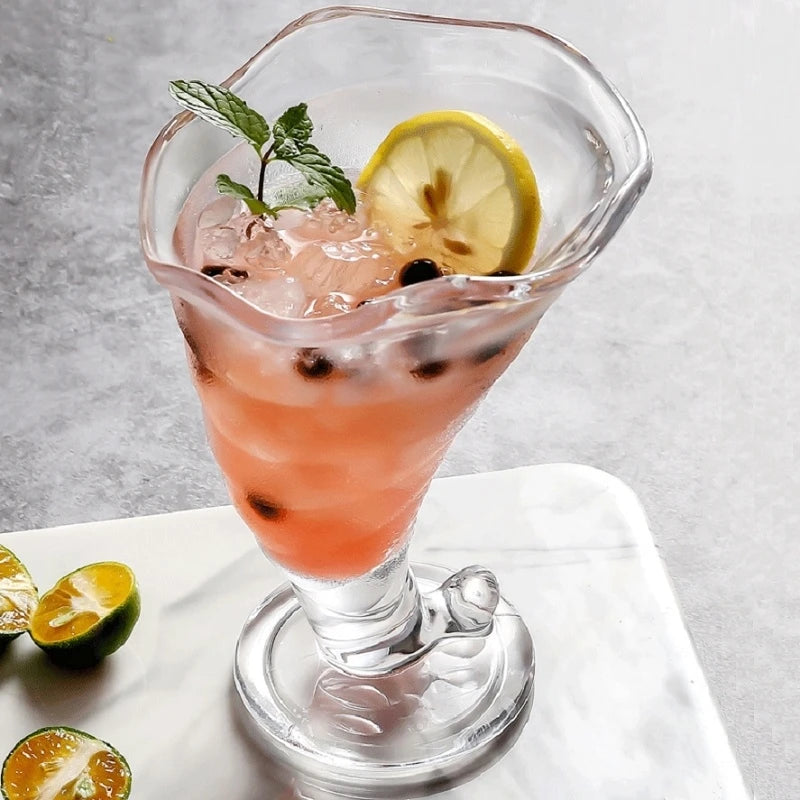 315ml Cocktail & Bubble Tea Glass Cup – Multi-Use Cocktail Glass HIP