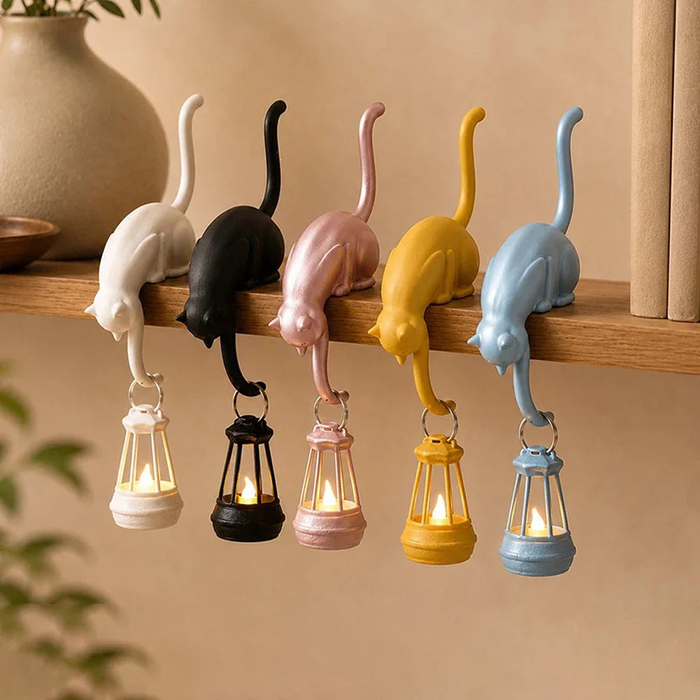 Creative and Cute 3D Cat Hanging Storage Hook Storage Rack Home Decoration Living Room Decoration Festival Decoration HIP