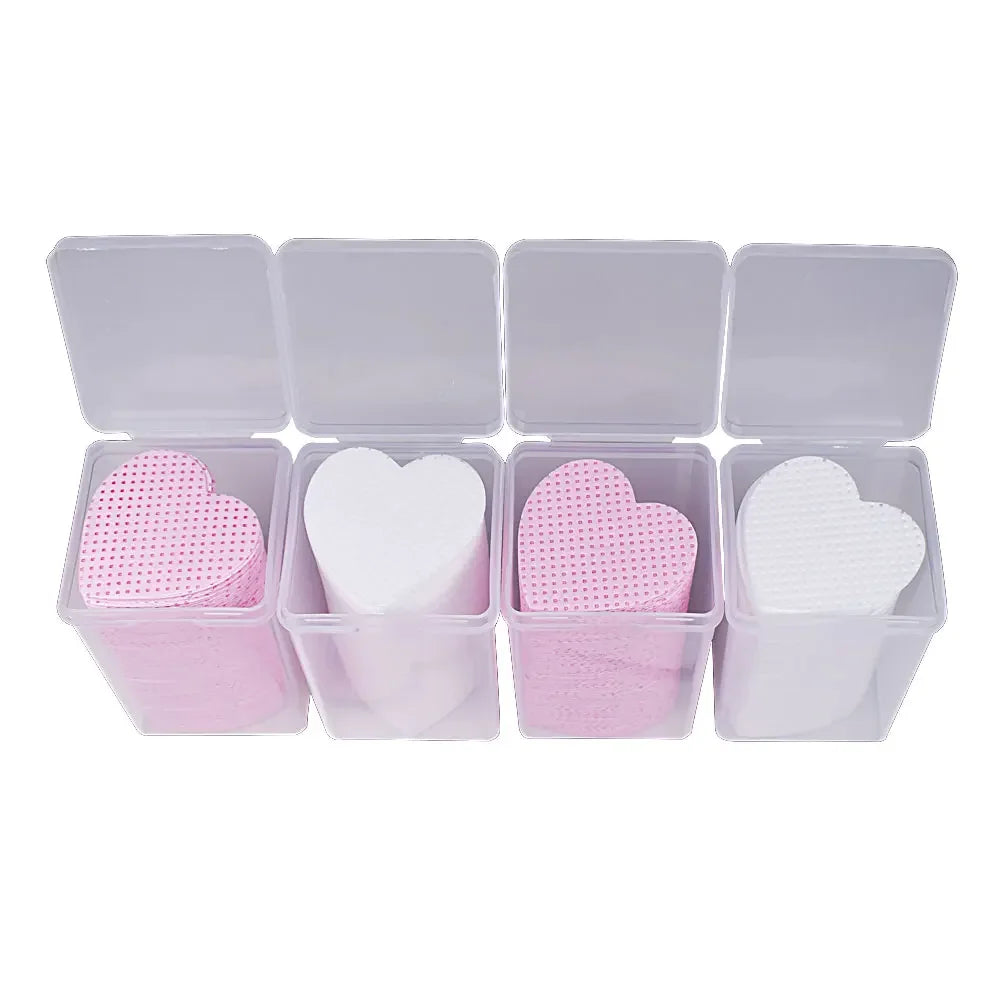 200pcs Lint-Free Eyelash Glue Cleaner Pads for Lash Extensions Lash Extension Wipes HIP