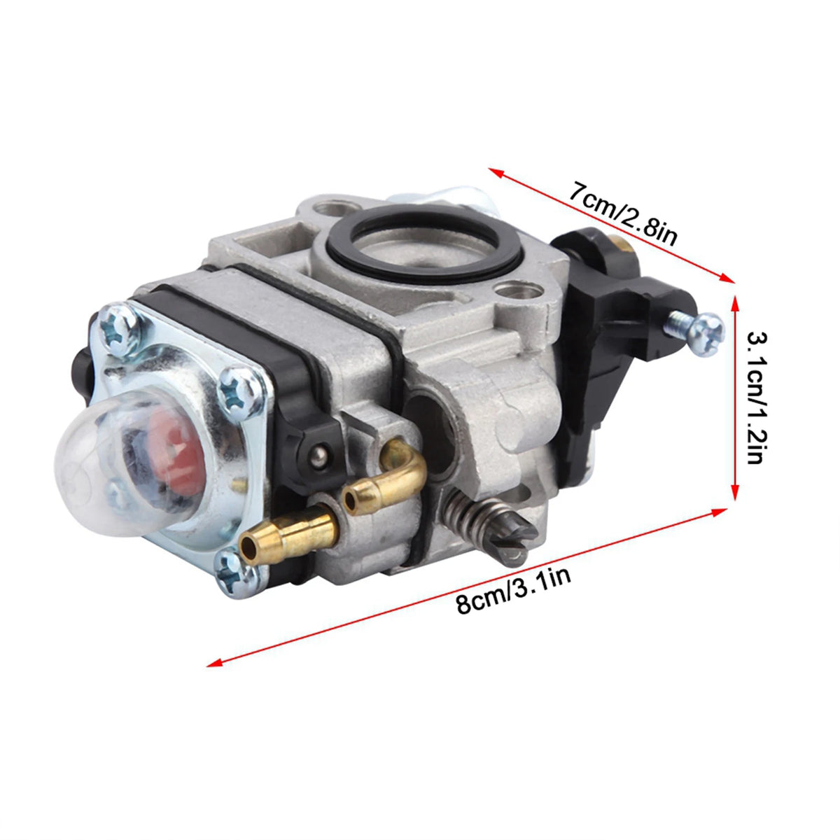 Carburetor for Chainsaw Carburetor Carb for 33CC 36CC Engine Pole Chainsaw Hedge Trimmer Replacement Carburetor for Trimmer HIP