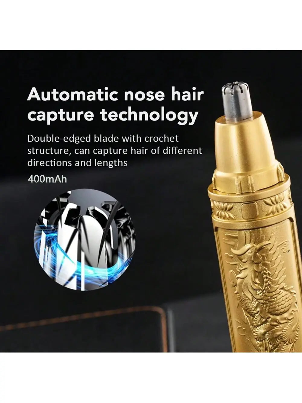 360° Dual-Blade Ear & Nose Hair Trimmer for Men | HIP Nose & Ear Trimmer HIP