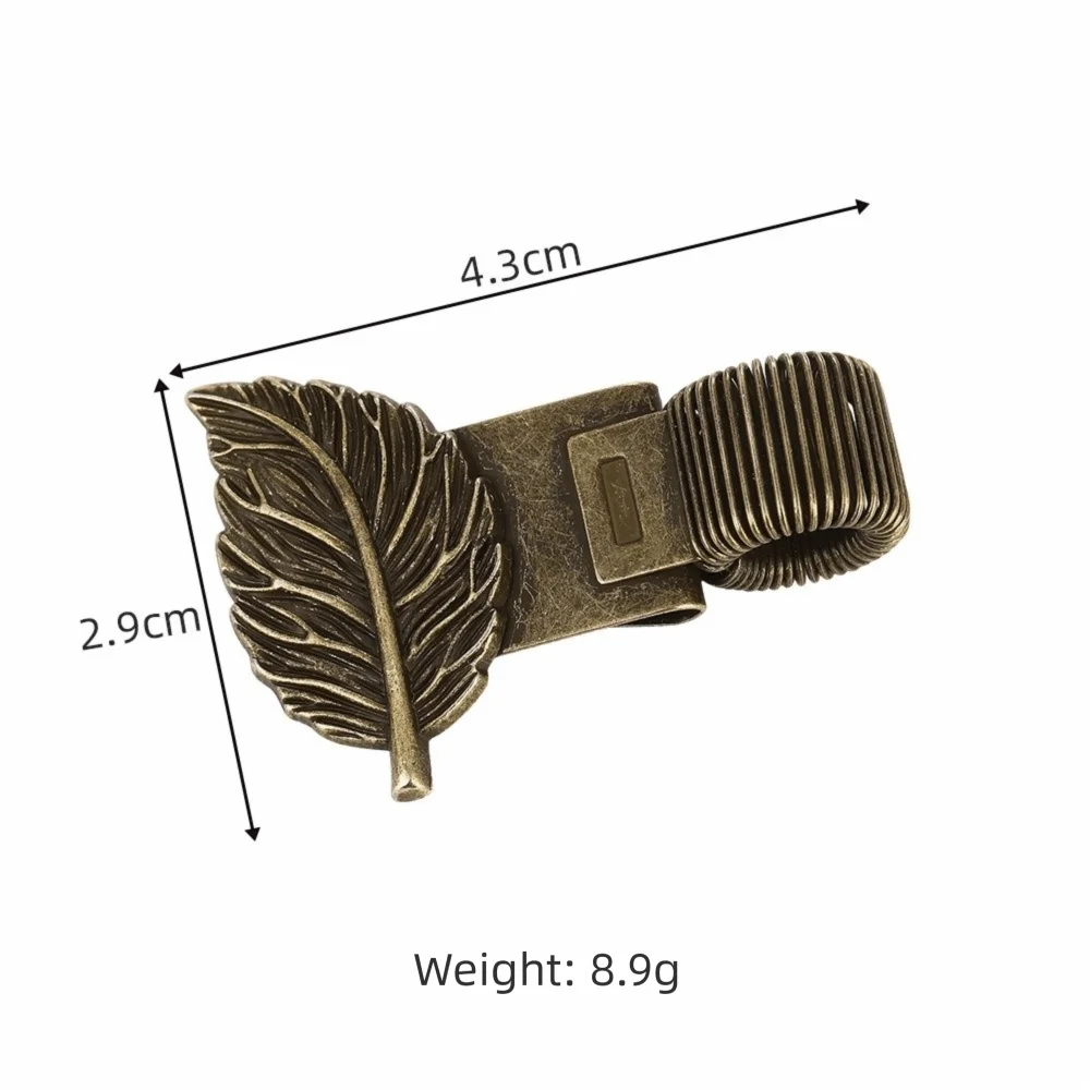 Vintage Leaf Metal Pen Clip – Notebook Pen Holder & Keeper Notebook Pen Clip HIP