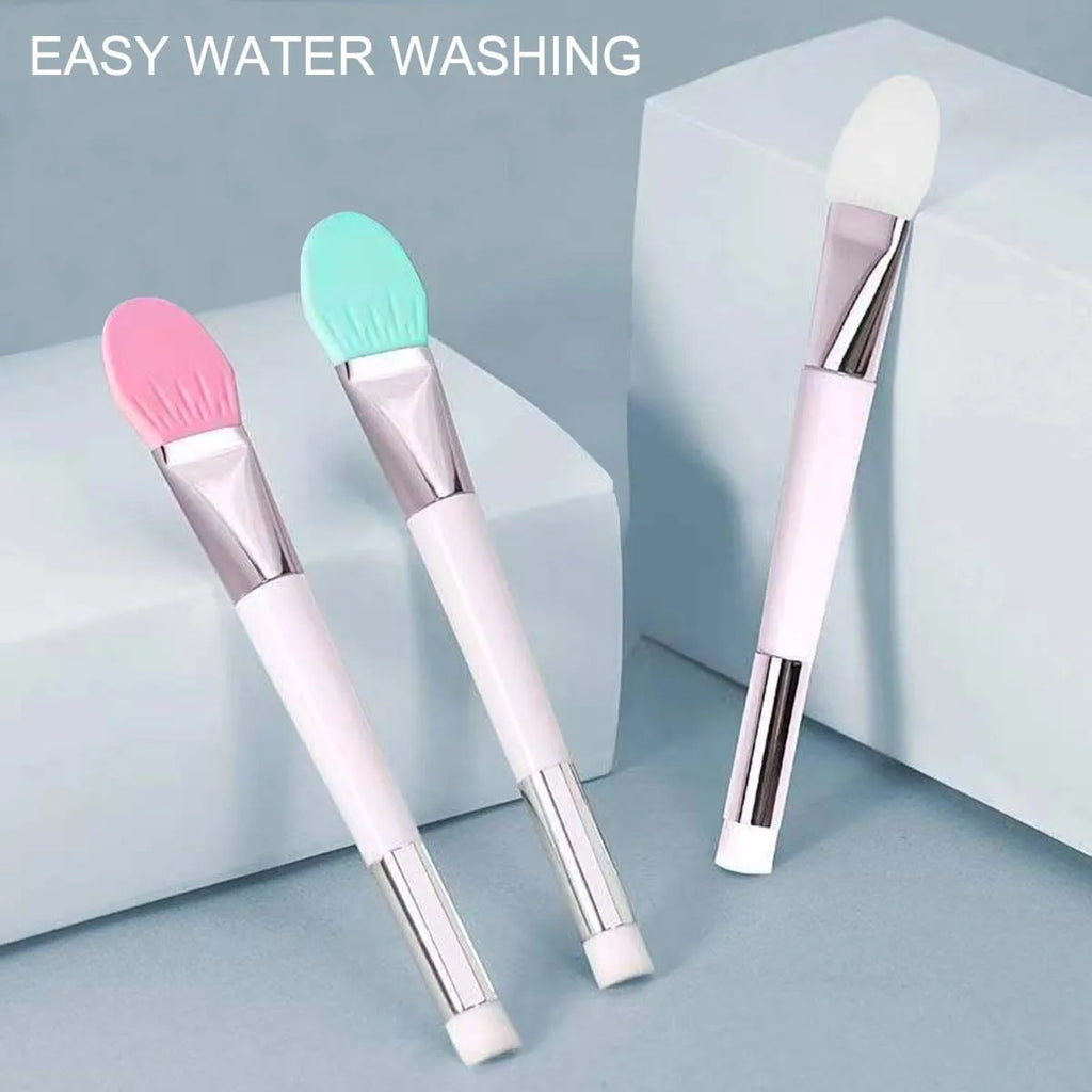 Double-Ended Silicone Face Mask Brush – Dual-Head Tool Silicone Mask Brush HIP