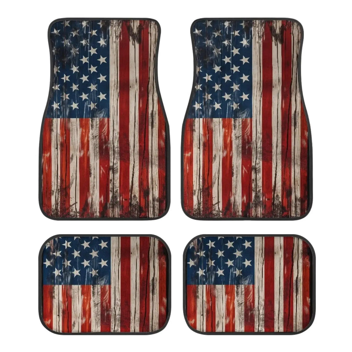 USA 250th Anniversary Patriotic Car Floor Mats – Set of 4 Car Floor Mats HIP 1
