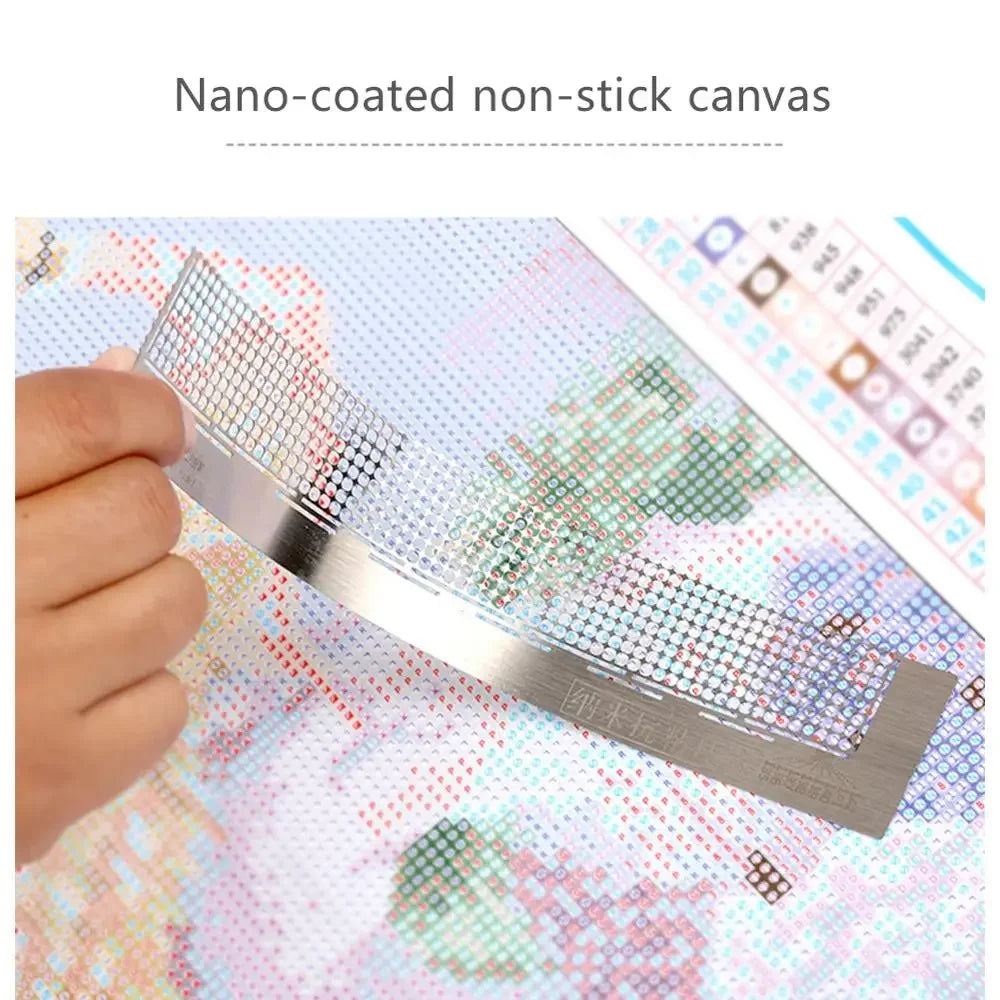 216 Hole Diamond Painting Net Ruler Point Drill Ruler Stick drill tool net ruler DIY Needlework Tool Accessory HIP
