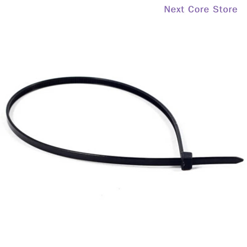 100-Pack Black Nylon Zip Cable Ties 10cm Self-Locking Cable Zip Ties HIP