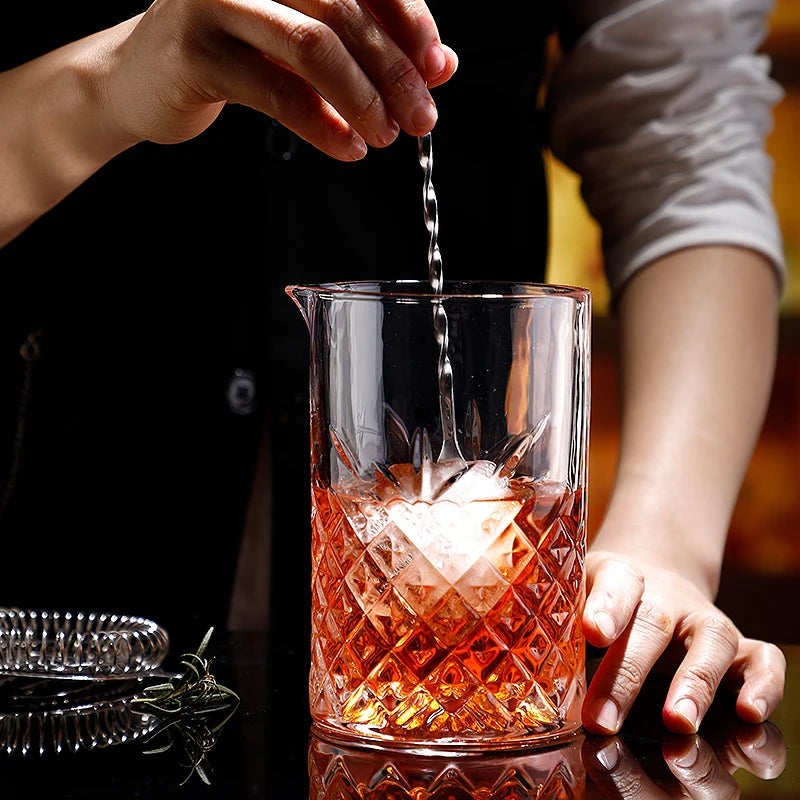 700ml Studded Cocktail Mixing Glass – Bar Tool | BARMAID Cocktail Mixing Glass HIP