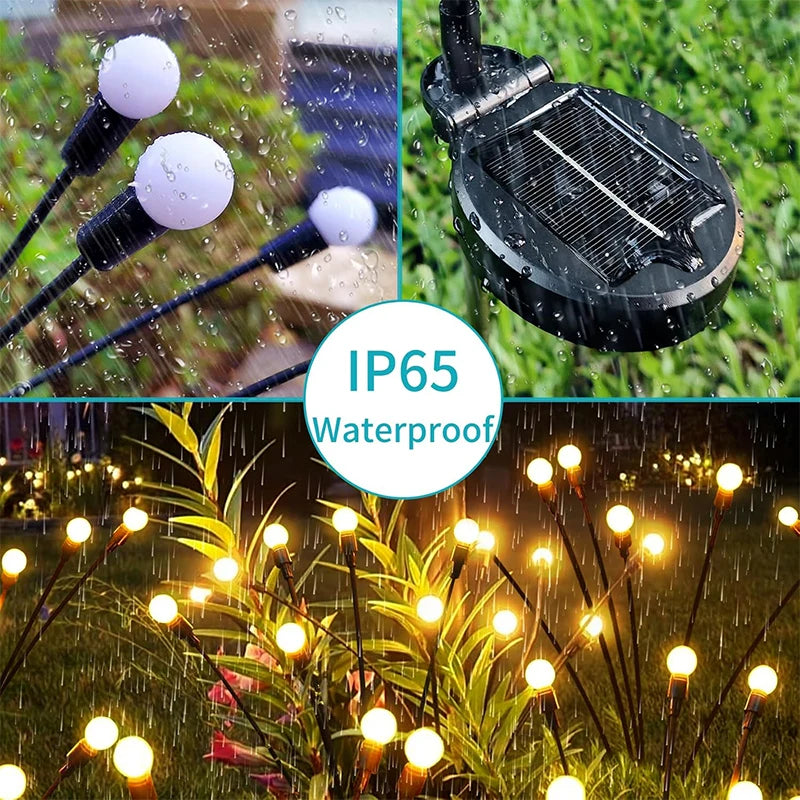 Solar Firefly Pathway Lights – Waterproof Swaying Lawn Decor Solar Pathway Lights HIP