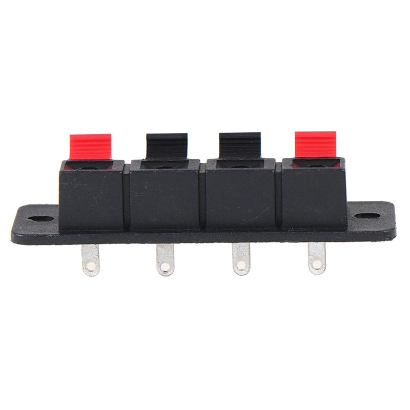 2-Pack 4-Position Spring Clip Speaker Terminal Connectors Speaker Terminal Connector HIP One Size