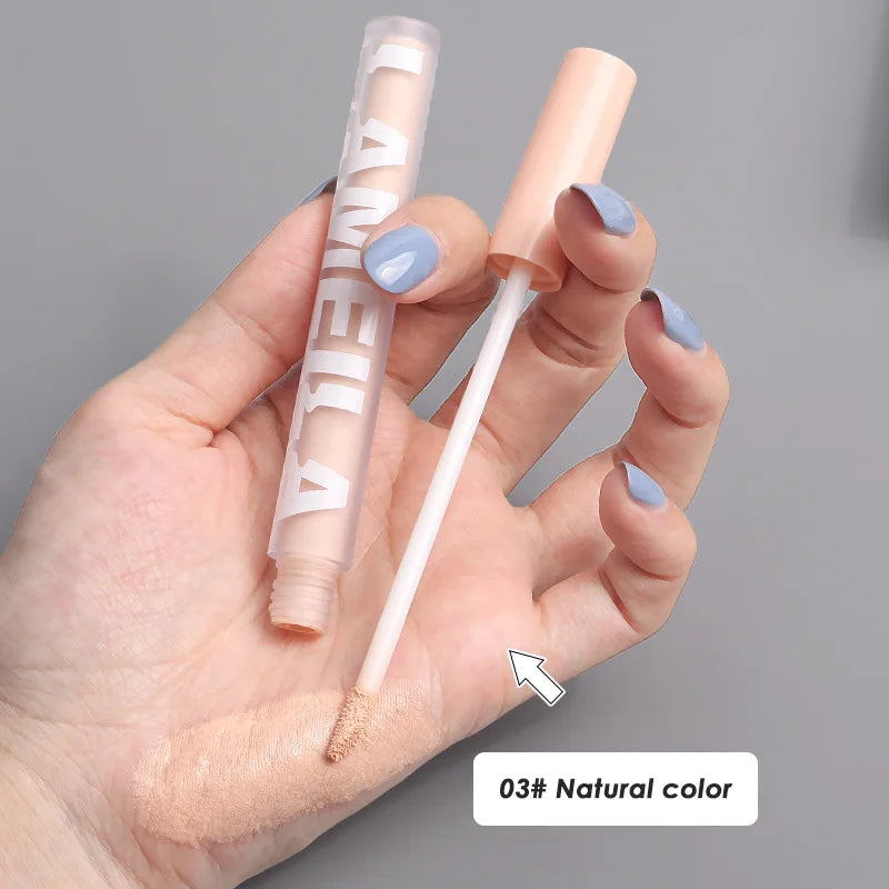 3 Colors Liquid Concealer High Covering Moisturizing Oil Control Foundation Invisible Pores Dark Circles Freckle Face Makeup HIP C03