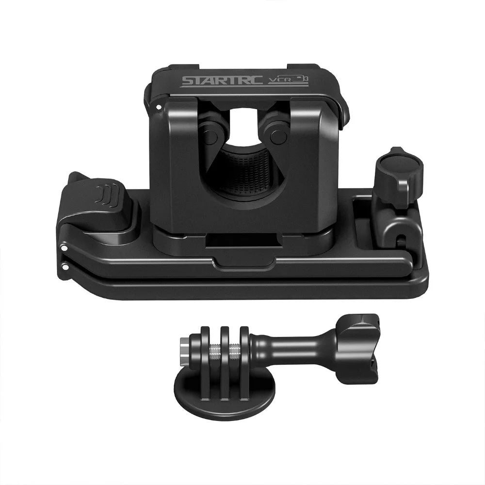 2-in-1 Quick Release Selfie Stick & Backpack Camera Holder Camera Mount Clip HIP Black