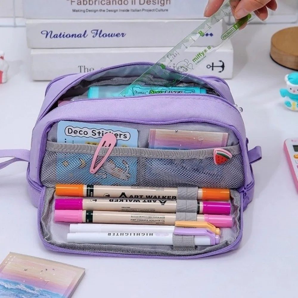 Large Capacity 4-Layer Pencil Case – Multi-Compartment Pouch Pencil Case HIP