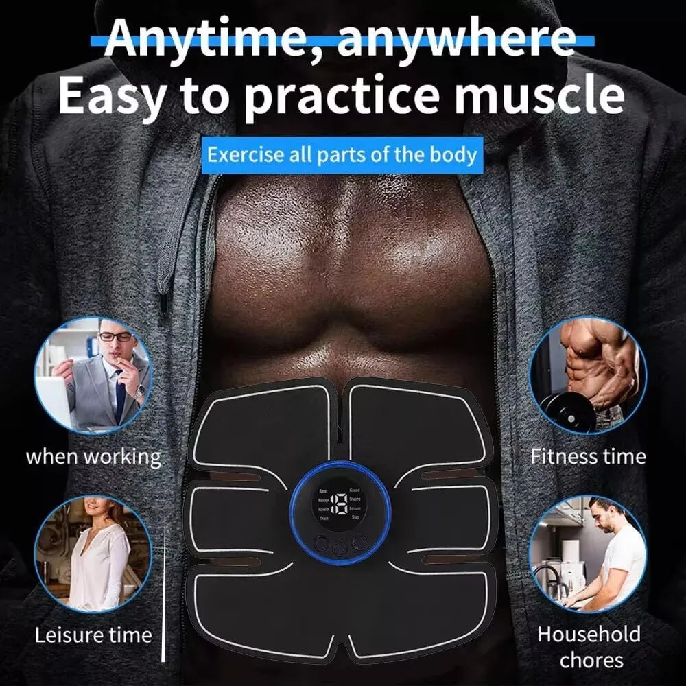 AXH Wireless EMS Ab Stimulator & Muscle Toner – Rechargeable EMS Muscle Stimulator HIP