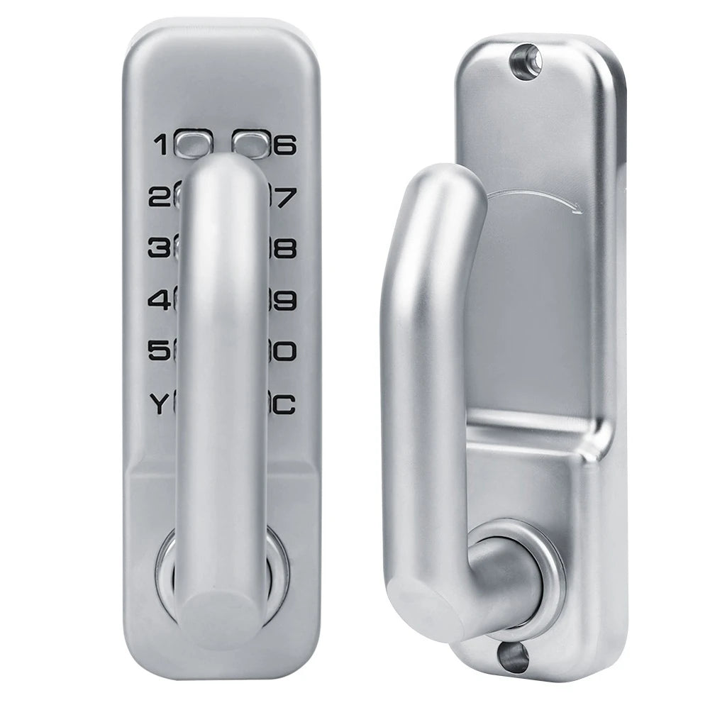 Coded Lock Door Lock Mechanical Door Lock Waterproof Mechanical Combination Lock Door Password Coded Locks Gate Security HIP Default Title