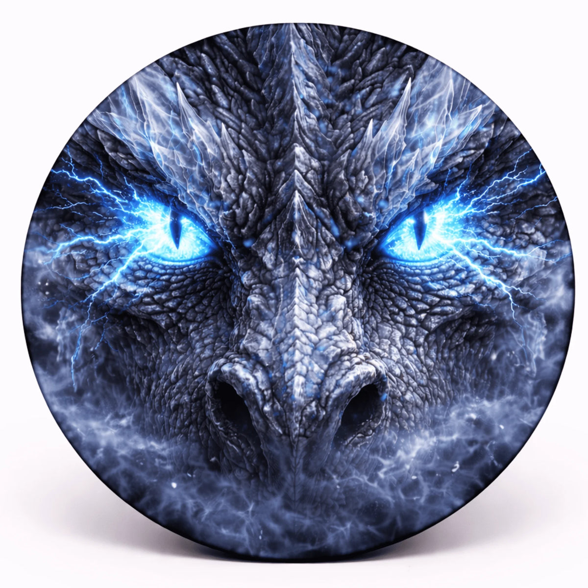 Blue Lightning Dragon Eyes Spare Tire Cover – 14 in Spare Tire Cover HIP