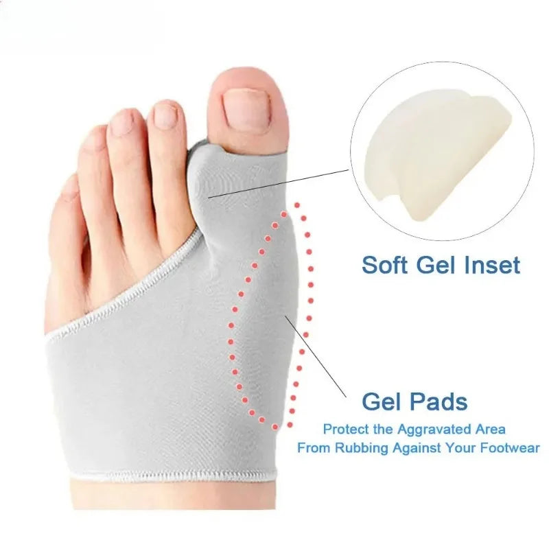 Gel Toe Separator & Big Toe Straightener – 1 Pair | HIP Toe Separator HIP