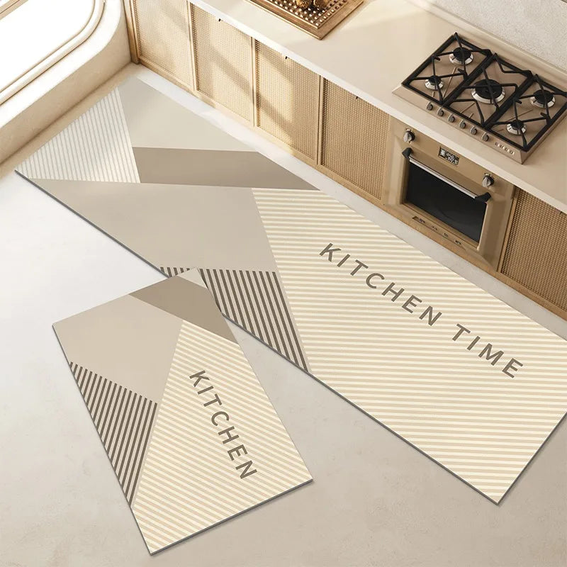 Waterproof Non-Slip PVC Kitchen Floor Mat – Oil-Proof Rug Kitchen Floor Mat HIP GU4584-P 1pc 50x120cm